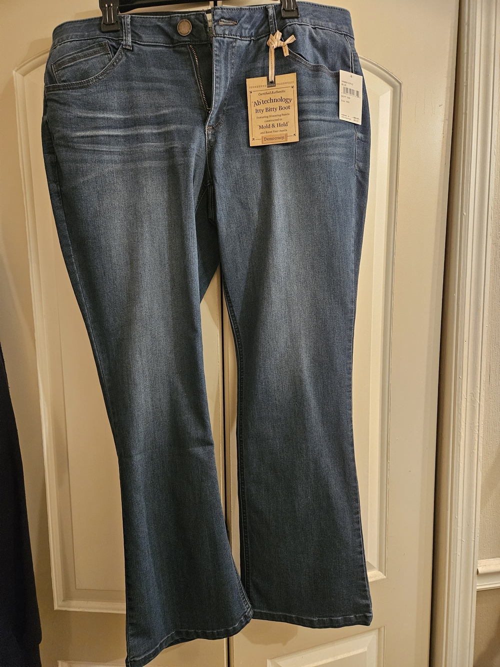 Democracy Women's Blue Flare Jeans - Mid Wash